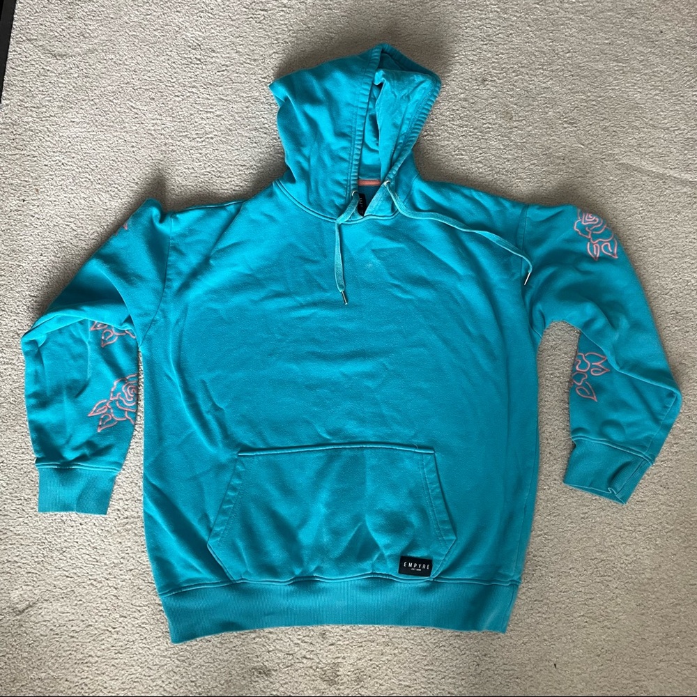 Teal hoodie